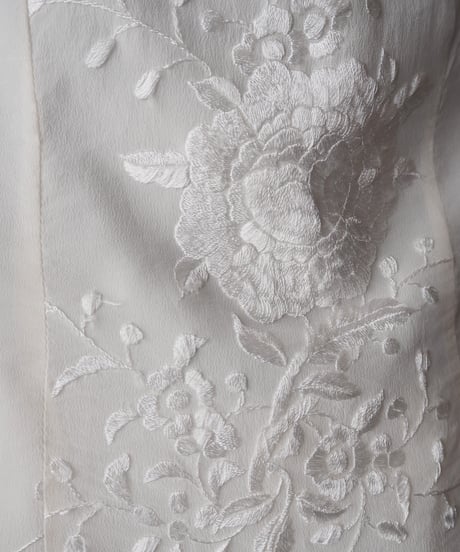 Embroidery Sleeveless China Shirt WH