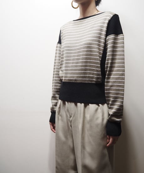 Bicolor Stripe Knit BEBK