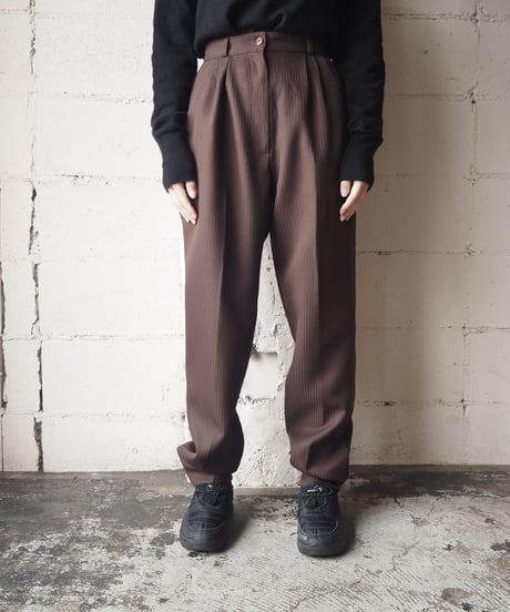 Stripe Tuck Pants BR