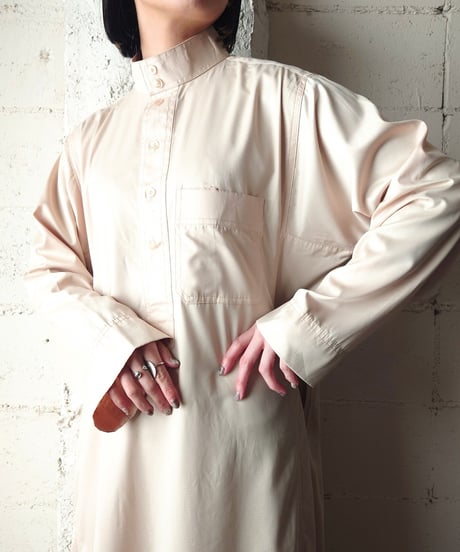 Henry Neck Shirt Dress BE