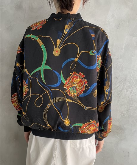 Rope Pattern Blouson BKBL