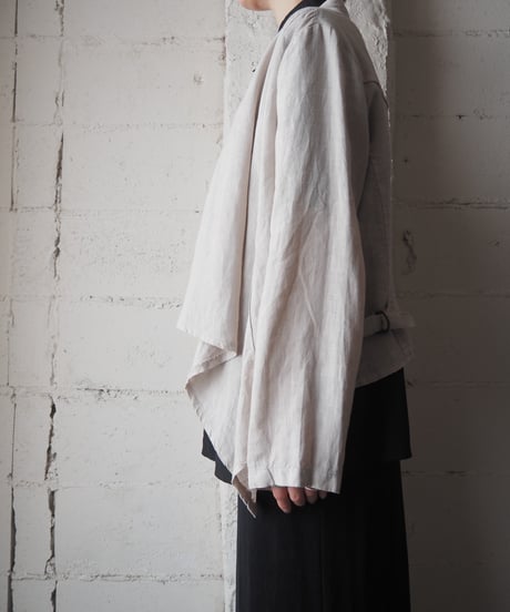 Made in Italy Linen Drape Jacket BE