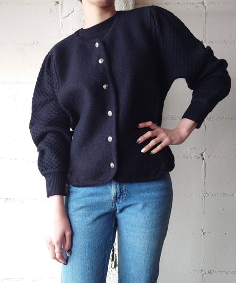 Tyrolean Knit Cardigan BK