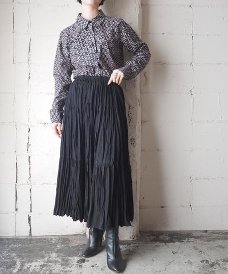 agnes b. Geometric Pattern Shirt BKREWH