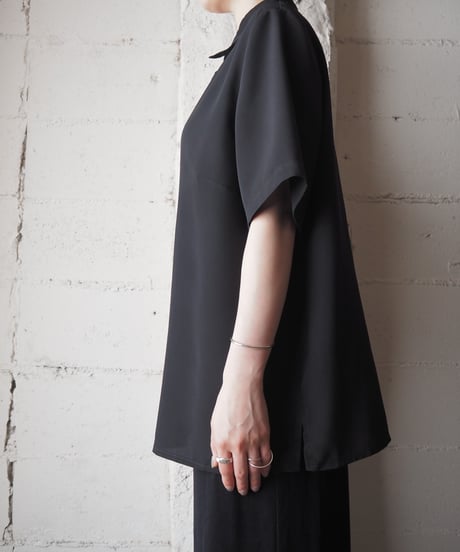 1970-80's Euro Sheer S/S Shirt BK