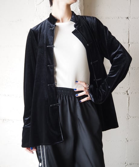 Velour China Shirt BK