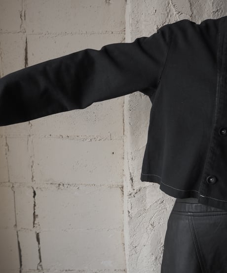 1960-70's Euro Cook Jacket Piece Dyeing & REMAKE BK