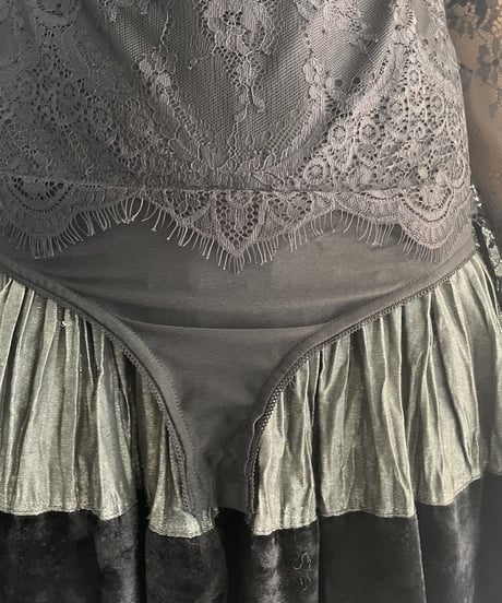 Lace Open Neck Body Suits BK