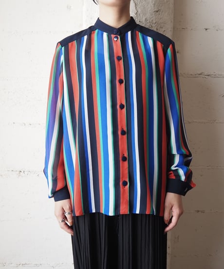 Sheer Stripe Shirt BKRE
