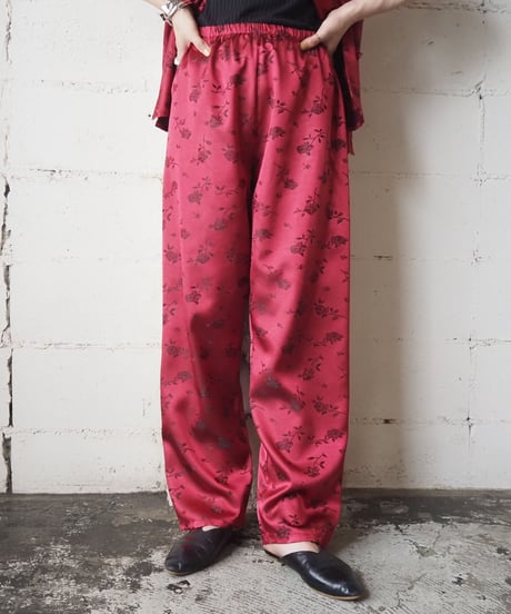 1990's Shadow Flower Easy Pants RE