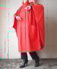 Stand Collar Poncho Coat RE