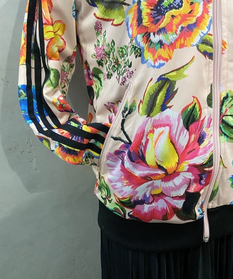 adidas Flower Pattern Track Jacket BE BK