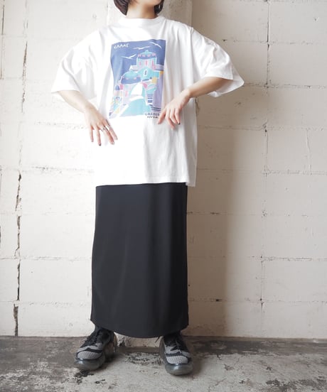 GREECE HYDRA Print Tee WH