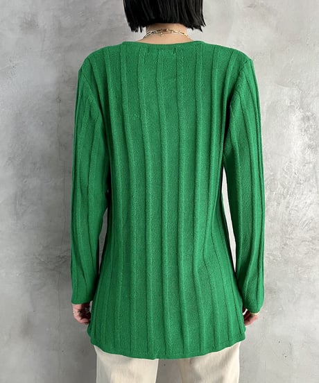 Wide Rib Crew Neck GR