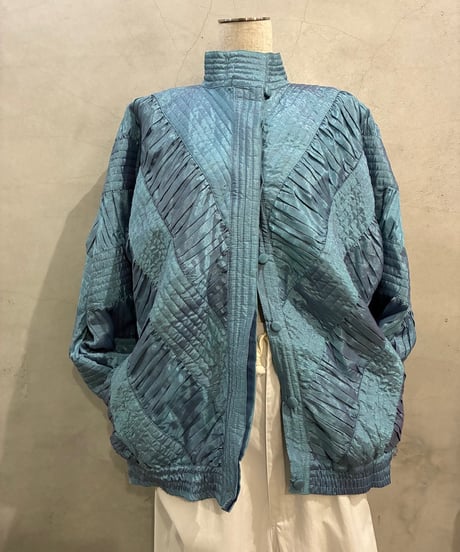Aurora Color Pleated Design Blouson LBL