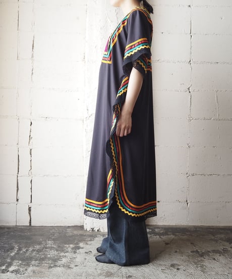 Embroidery × Lace Dress BK