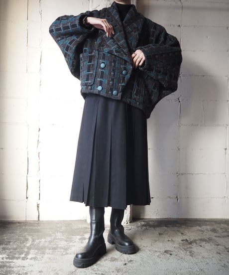 Dolman Sleeve Pattern Jacket NVBK