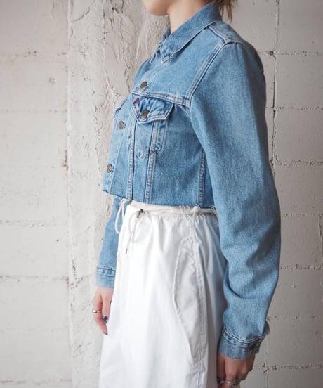 REMAKE Levis Cutoff Denim Jacket BL