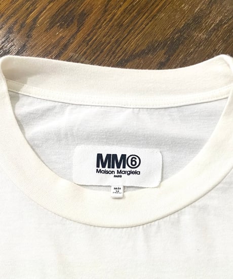 MM6 Maison Margiela Print Cropped Tee WH