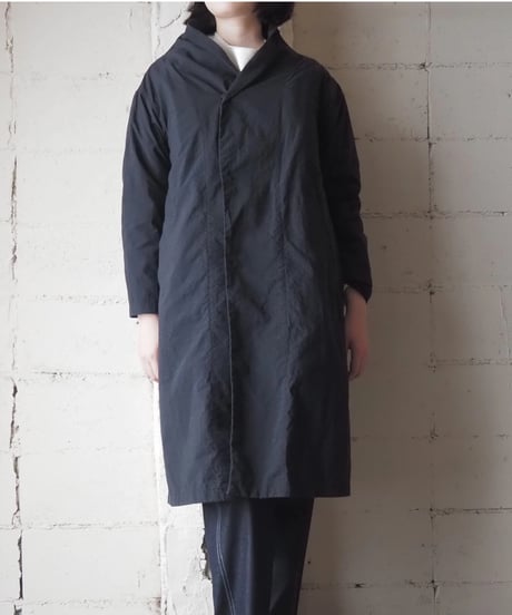 Plantation Shawl Collar Coat BK