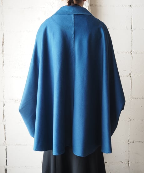 Open Collar Cape Shirt Jacket BL