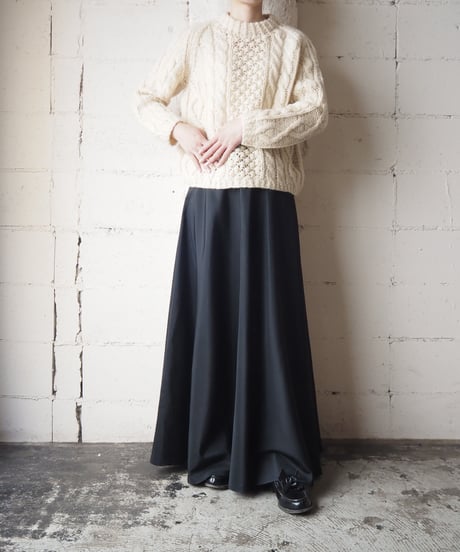 Shoulder Zip Fisherman Knit IV