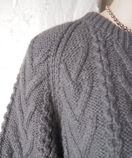 Cropped Cable Knit GR