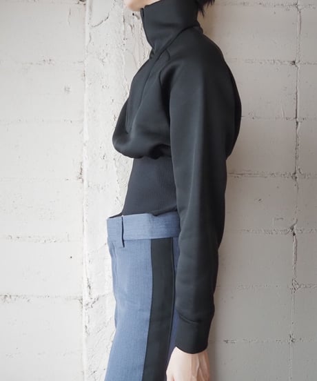 Half Zip Short Sweat BK