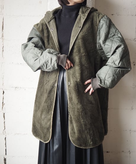 Military Boa×Quilting Liner KA