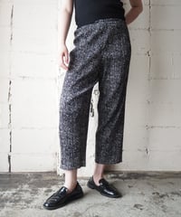PLEATS PLEASE ISSEY MIYAKE Pattern Pleated Pants BK GR WH