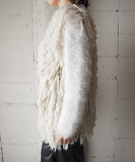 Fringe Knit Vest WH