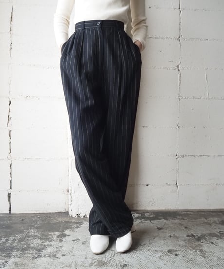 LAUREN Stripe Pants BK