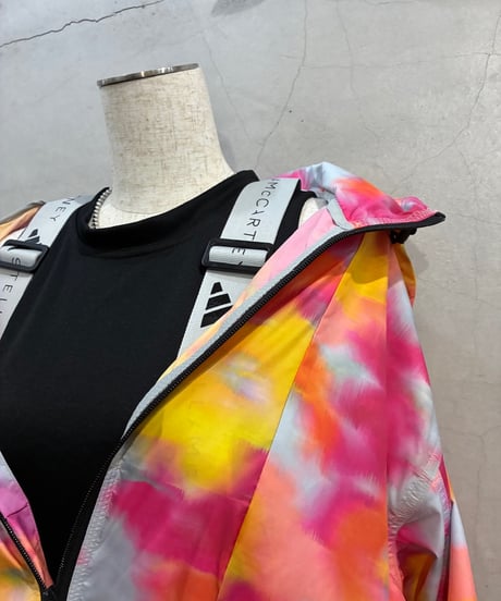 adidas by STELLA McCartney Marble Print Long Parka ORPI
