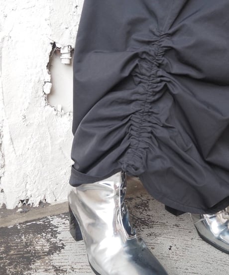 Side Gather Skirt BK