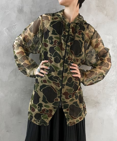 Double Zip Camouflage Parka KABR