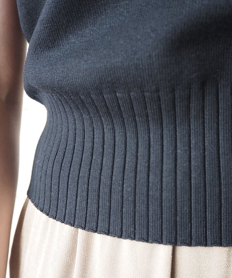 Crewneck Silk Knit BK