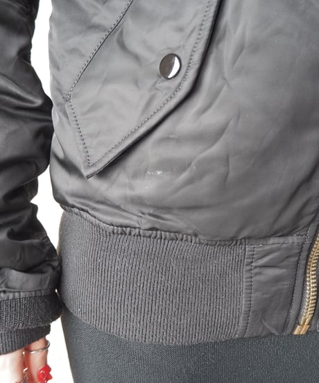 Remake Collar MA-1 Jacket BK