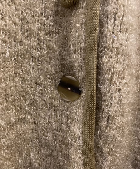 Open Collar Knit Coat BE