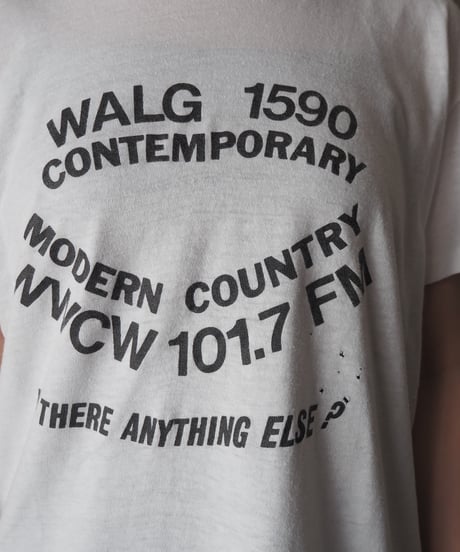 1980's Hanes WWCW101.7 FM Tee WH