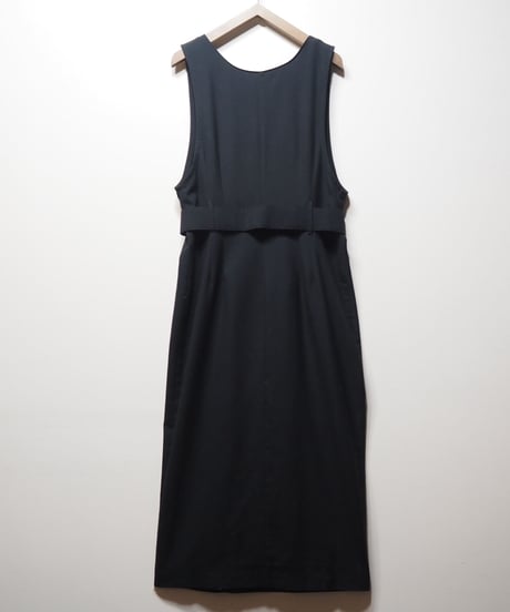 Front Button Jumper Skirt BK