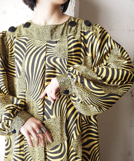 Leopard×Tiger Pattern Dress YEBK
