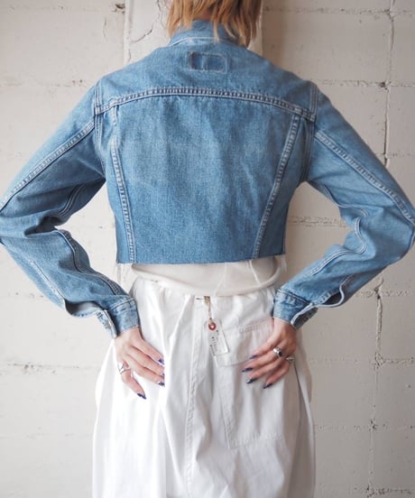 REMAKE Levis Cutoff Denim Jacket BL