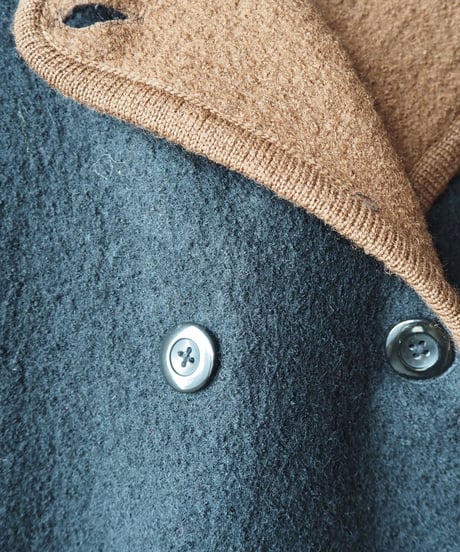 Bicolor Hooded Coat BKBR