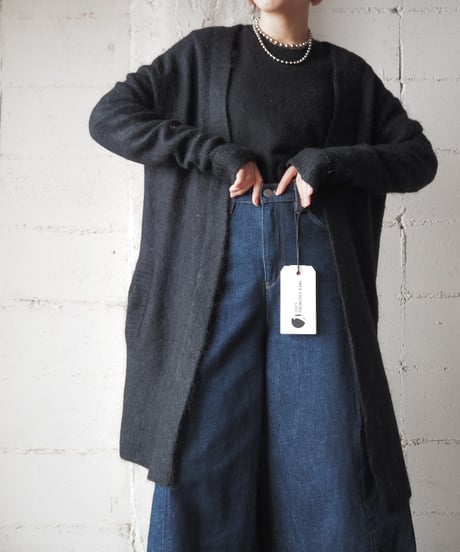 Acne Studios Mohair Mix Knit Robe BK