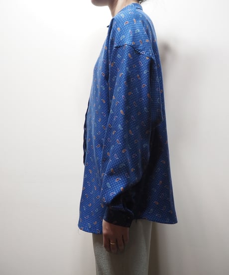 Paisley Pattern Rayon Shirt BL