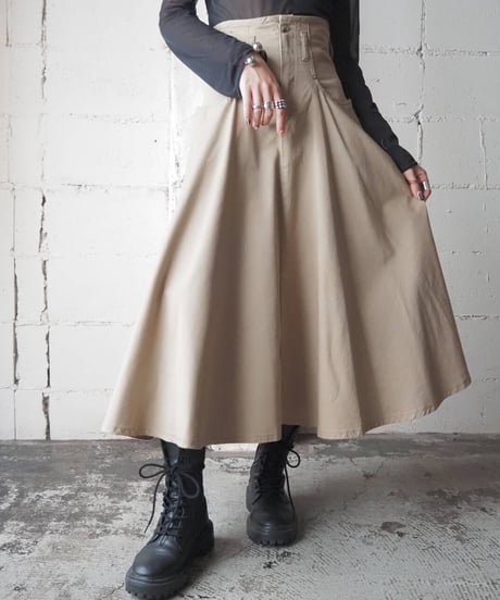 High Waist Flare Skirt BE