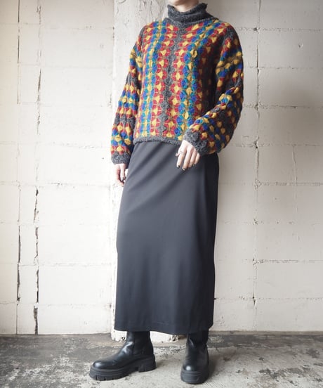 Multi Color Pattern Sweater GRREYE
