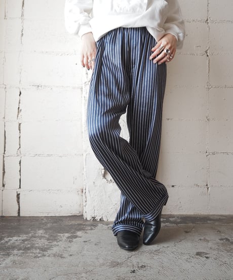 Stripe Satin Pajama Pants NVWH