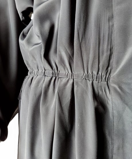 Dropped Shoulder Shirt Dress BK