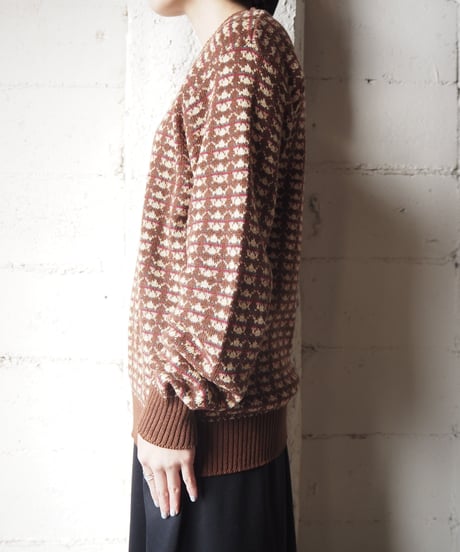 Argyle Pattern Sweater BR